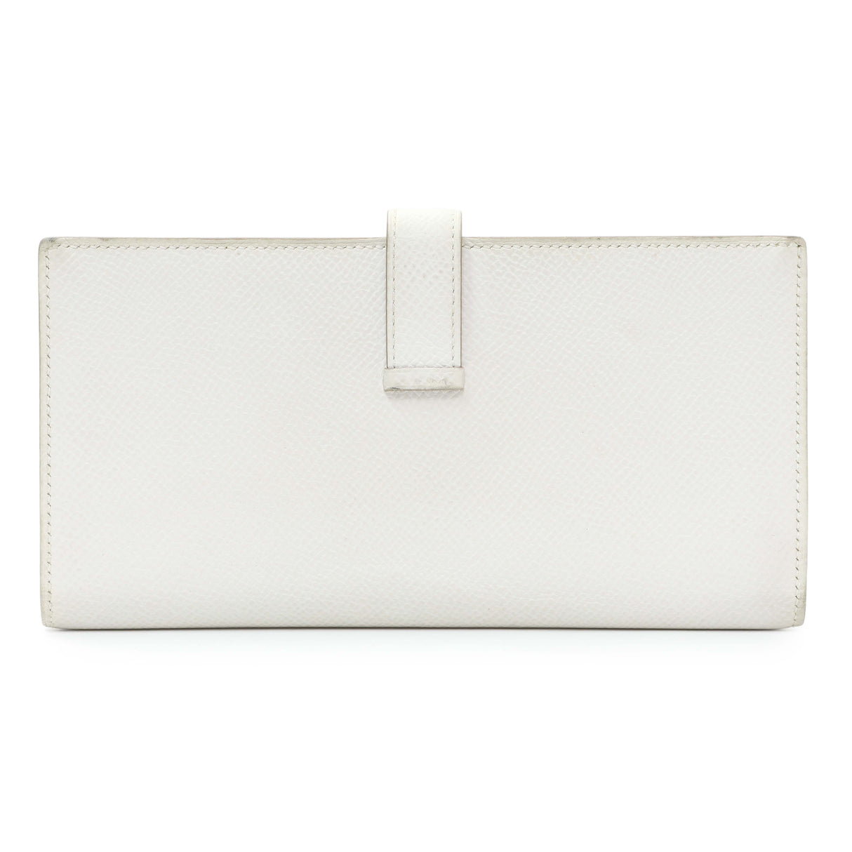 Hermes White Epsom Bearn Gusset Wallet Accessories Hermes