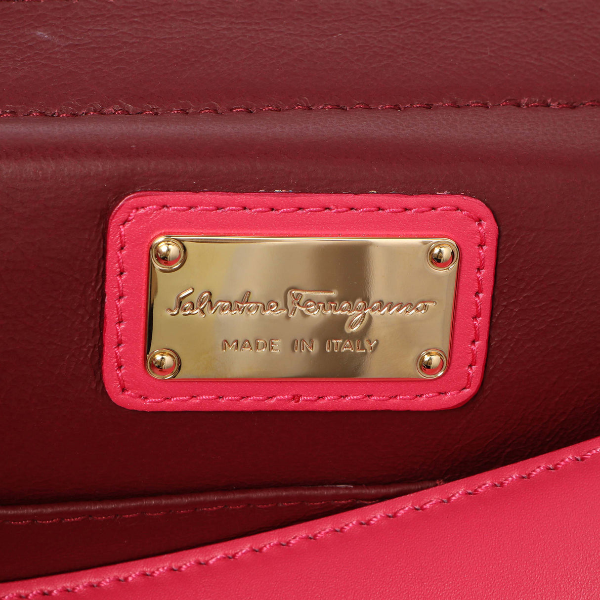 Salvatore Ferragamo Multicolor Calfskin Sofia Shoulder Bag Handbags Salvatore Ferragamo