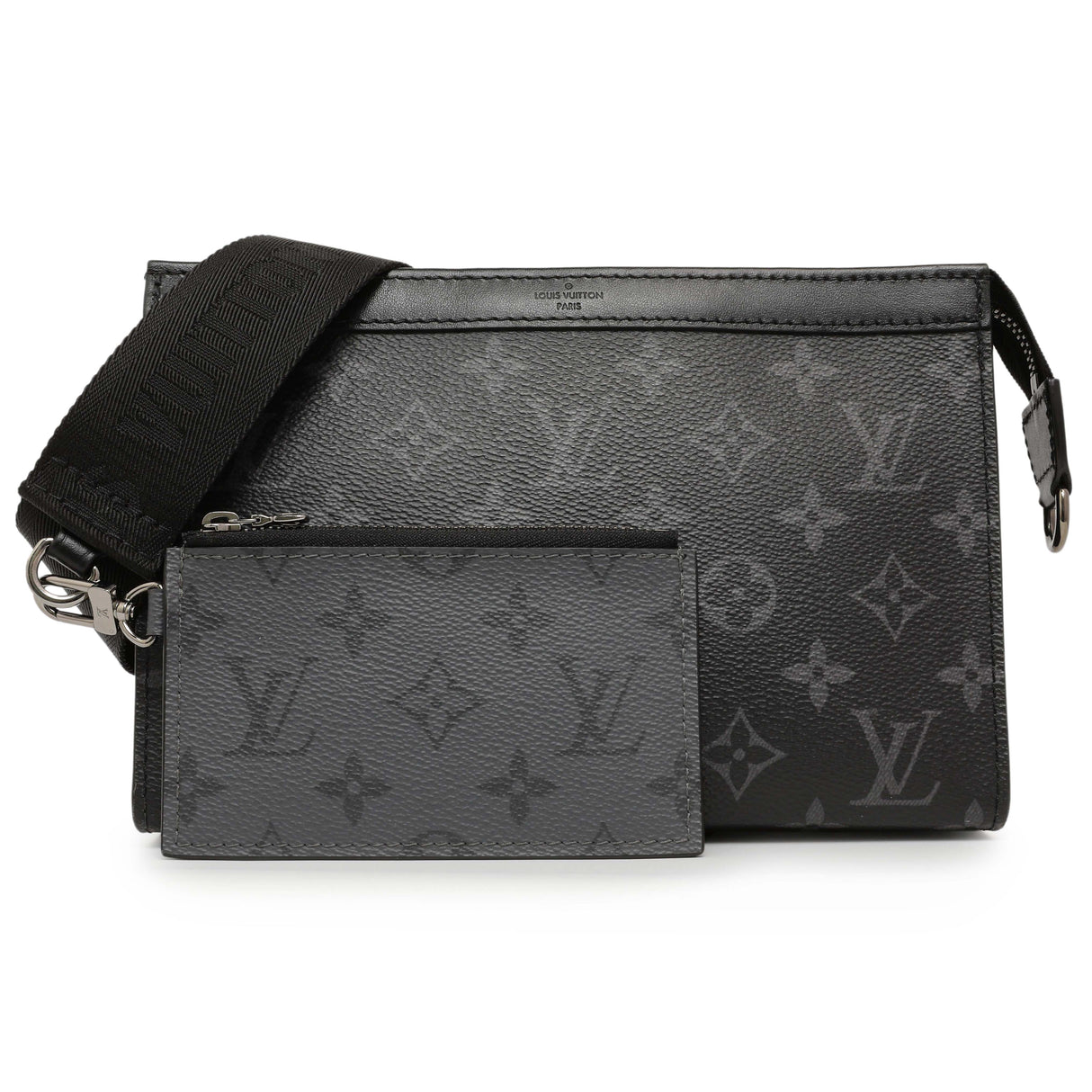 Louis Vuitton Monogram Eclipse Reverse Gaston Wearable Wallet Handbags Louis Vuitton
