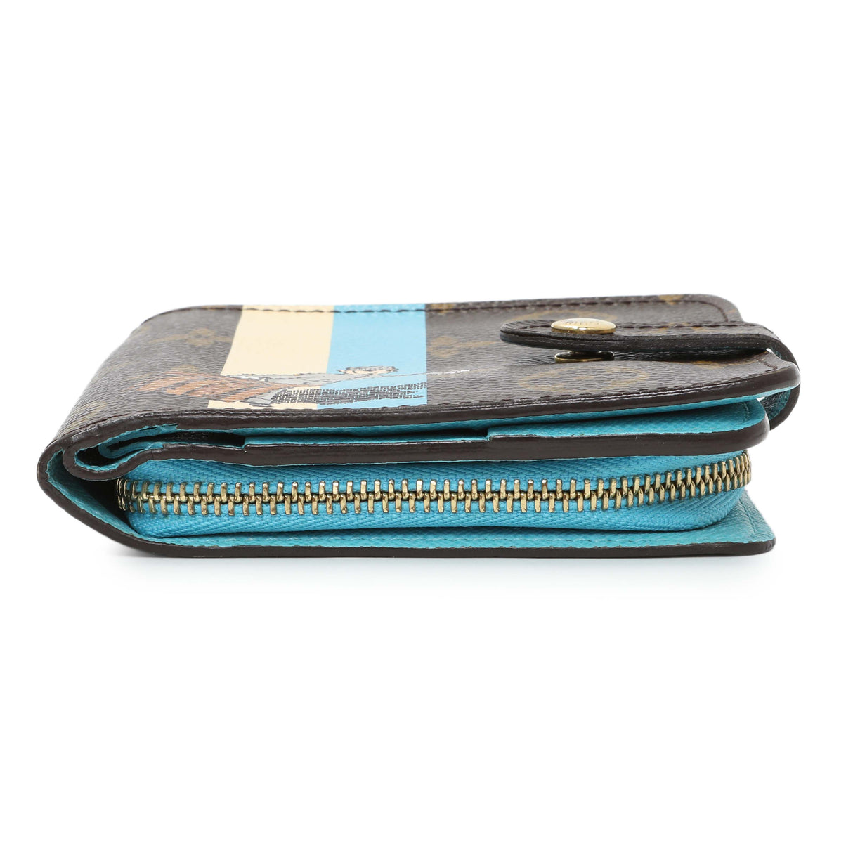 Louis Vuitton Monogram Groom Compact Zip Wallet Accessories Louis Vuitton