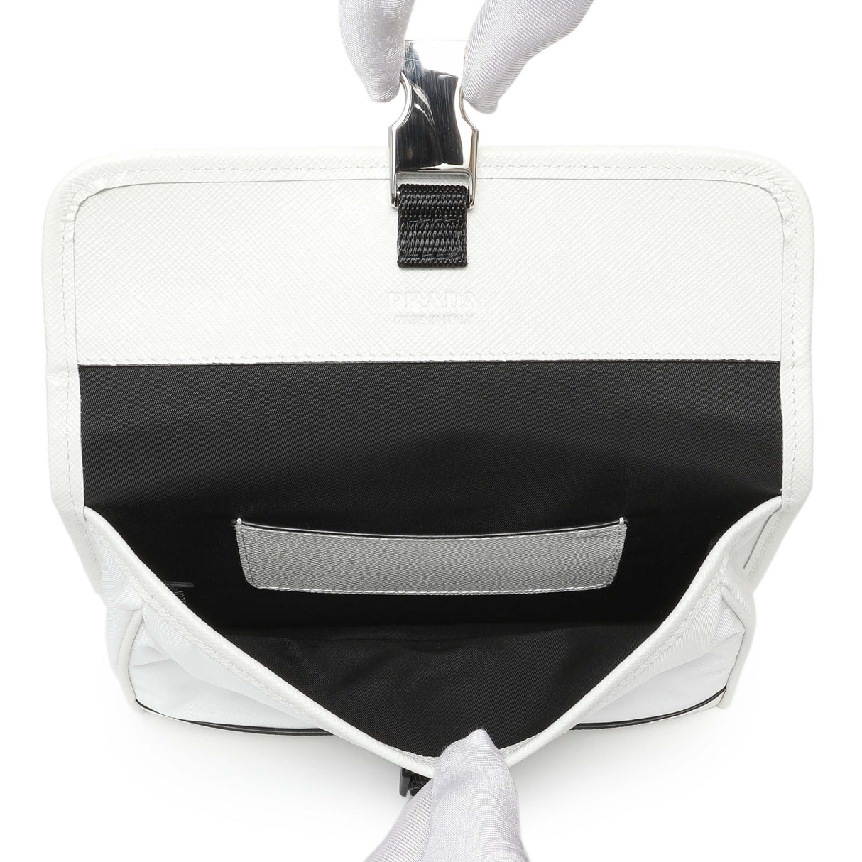 Prada White Re-Nylon Smartphone Case Handbags Prada