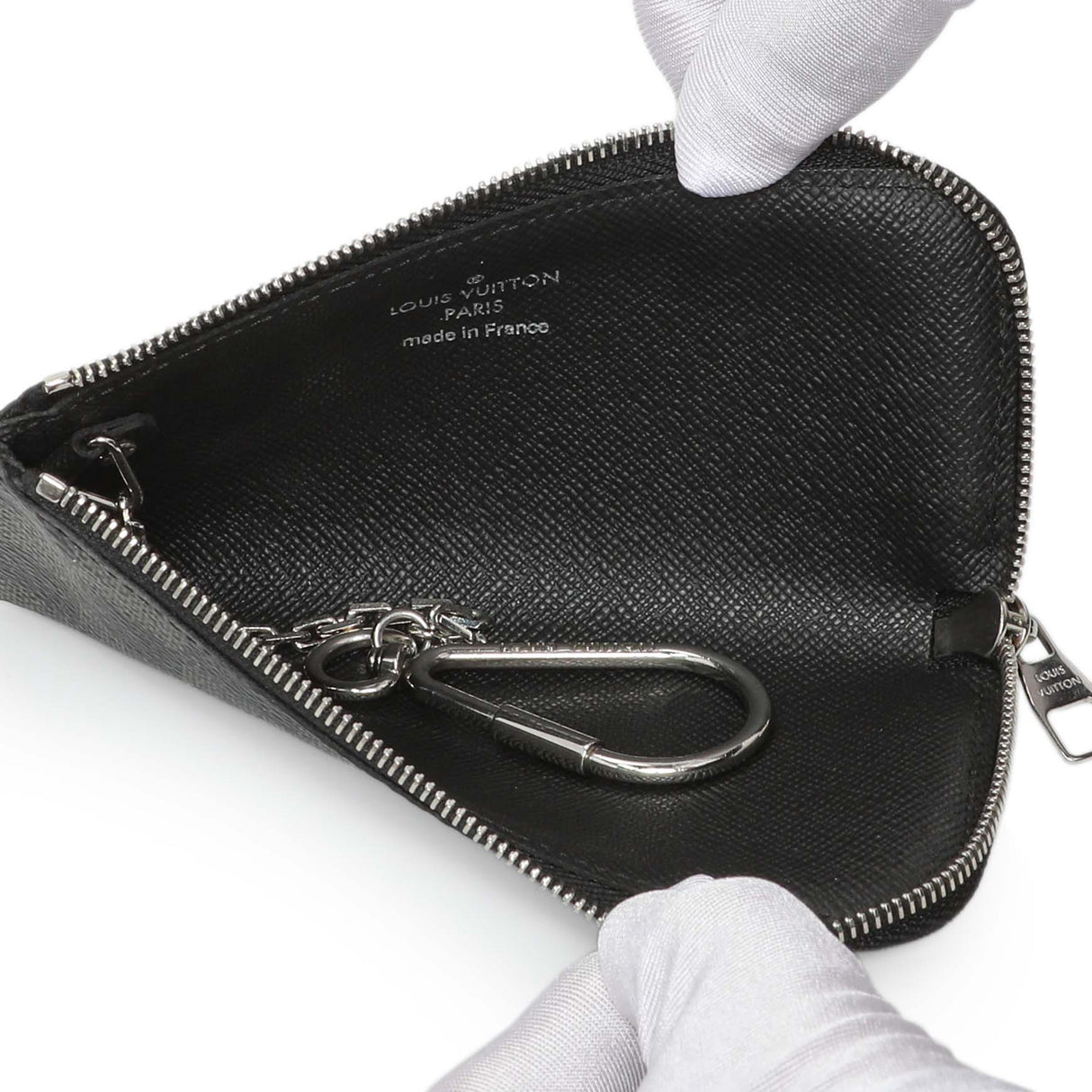 Louis Vuitton Damier Graphite 4 Key Holder Accessories Louis Vuitton