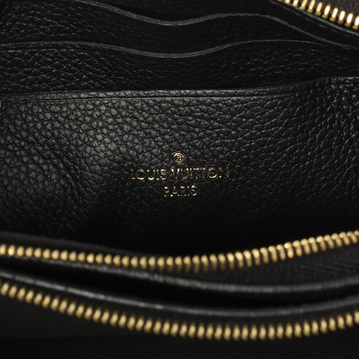 Louis Vuitton Black Empreinte Double Zip Pochette Handbags Louis Vuitton