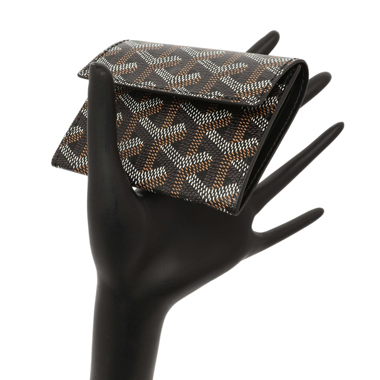 Goyard Black Goyardine Marigny Coin Purse Wallet Accessories Goyard