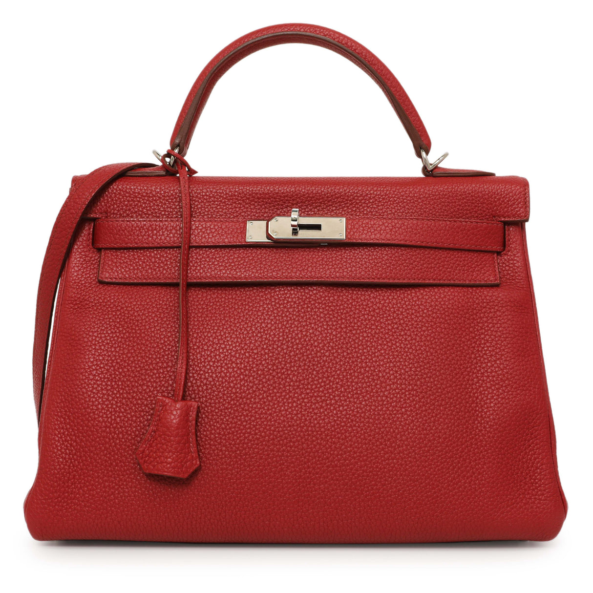 Hermes Rouge Garance Togo Kelly Retourne 32 Handbags Hermes