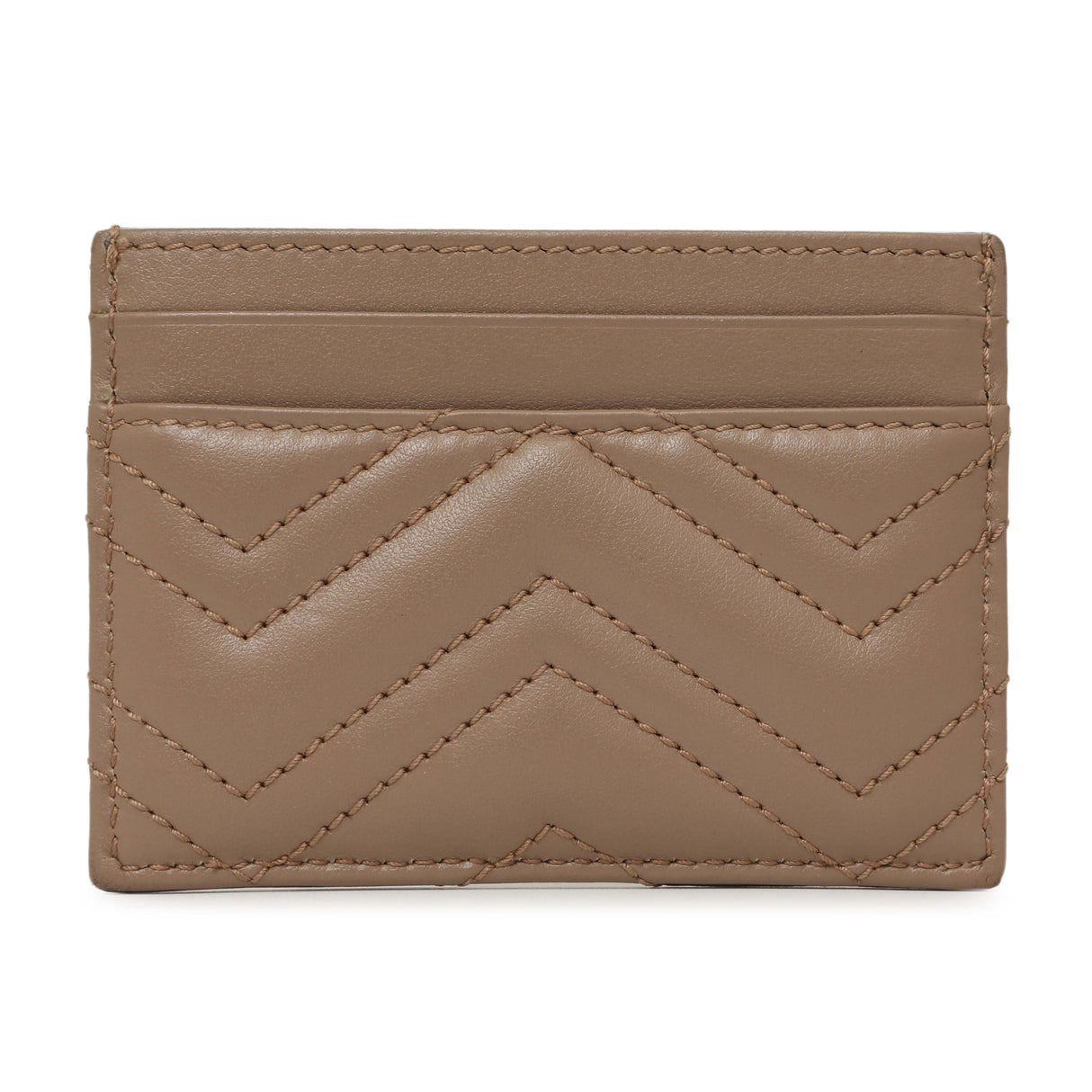 Gucci Porcelain Rose Calfskin Matelasse GG Marmont Card Holder Accessories Gucci