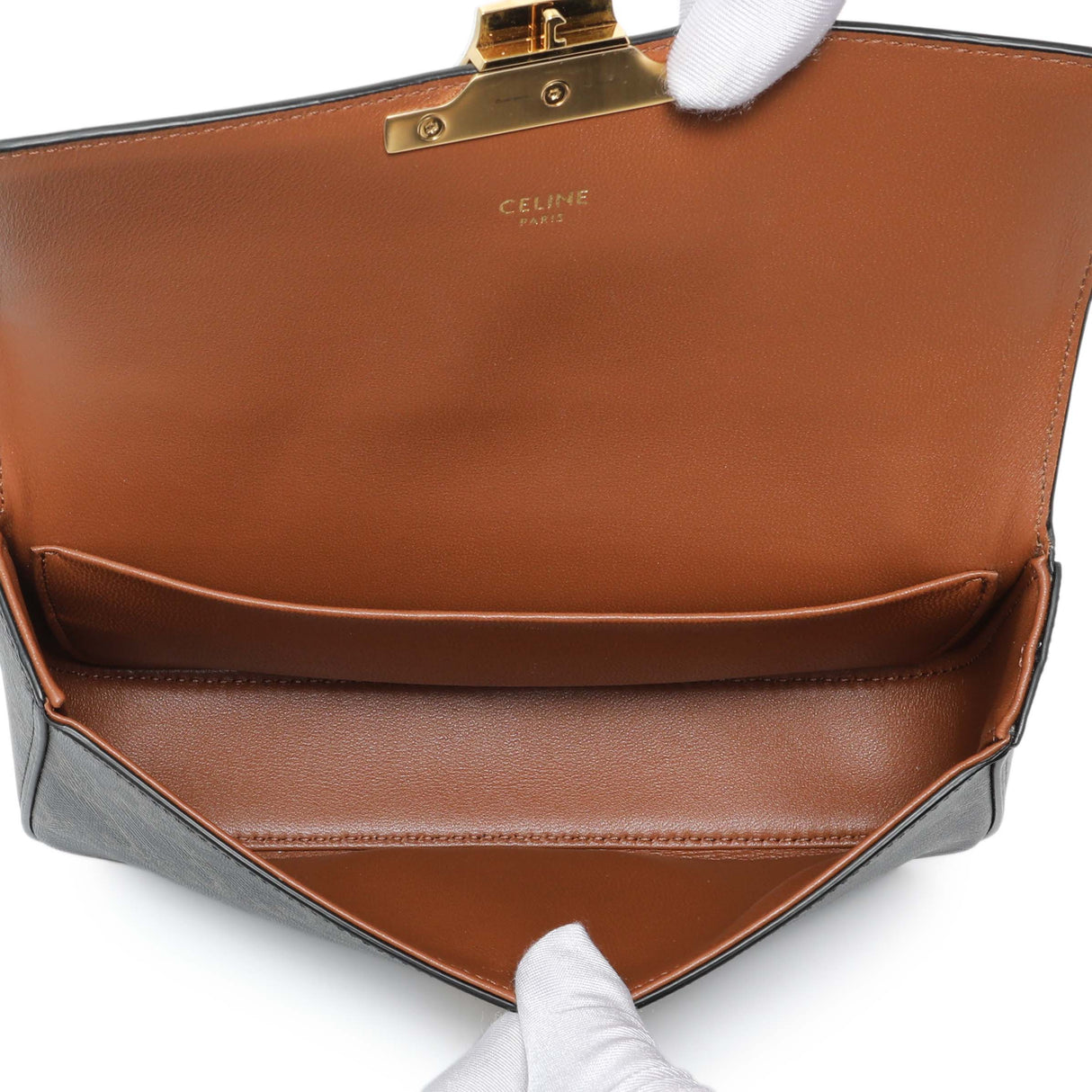 Celine Triomphe Canvas Claude Chain Shoulder Bag Handbags Celine
