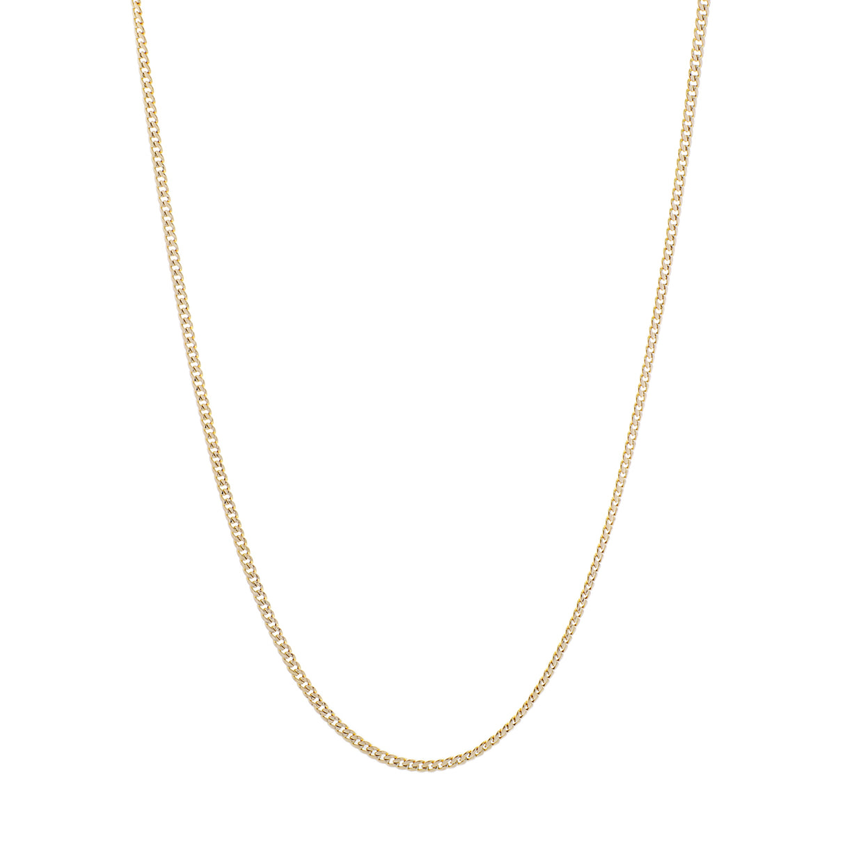 10K Yellow Gold Curb Chain Fine Jewellery Modaselle