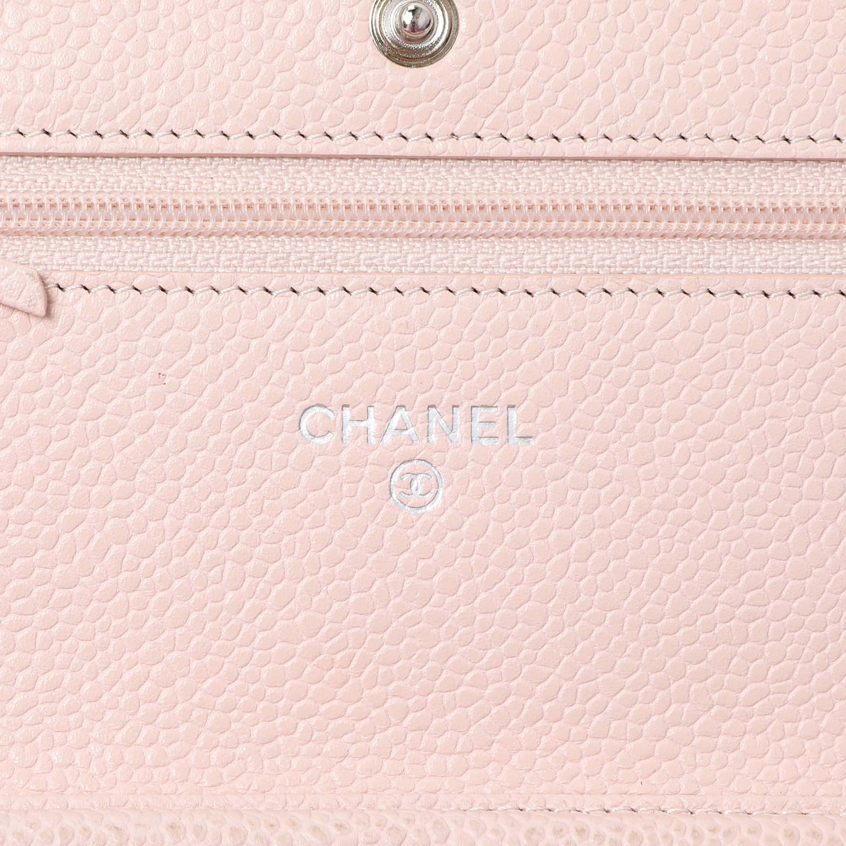 Chanel Pink Quilted Caviar Wallet on Chain Handbags Chanel