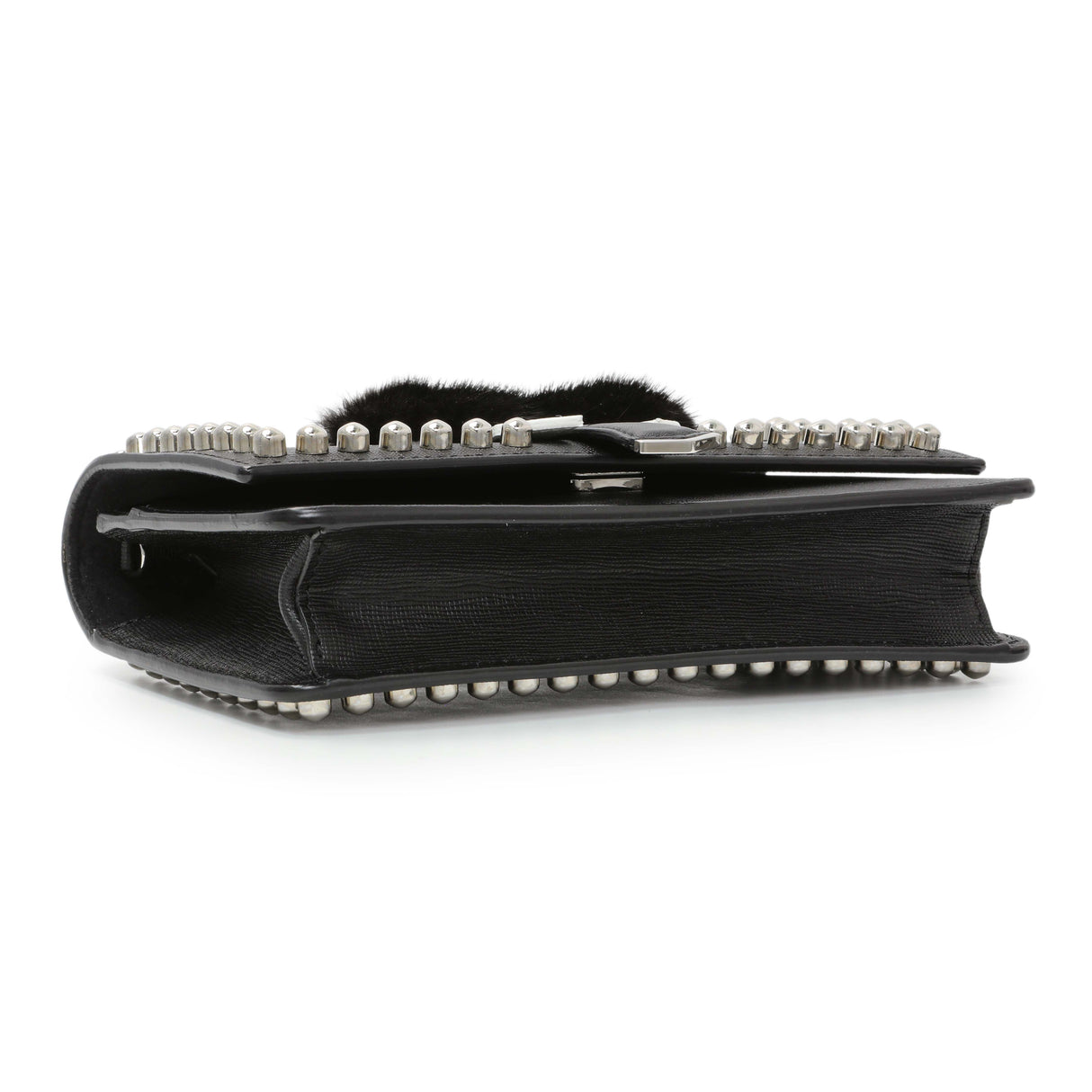 Fendi Black Karlito Wallet on Chain Handbags Fendi