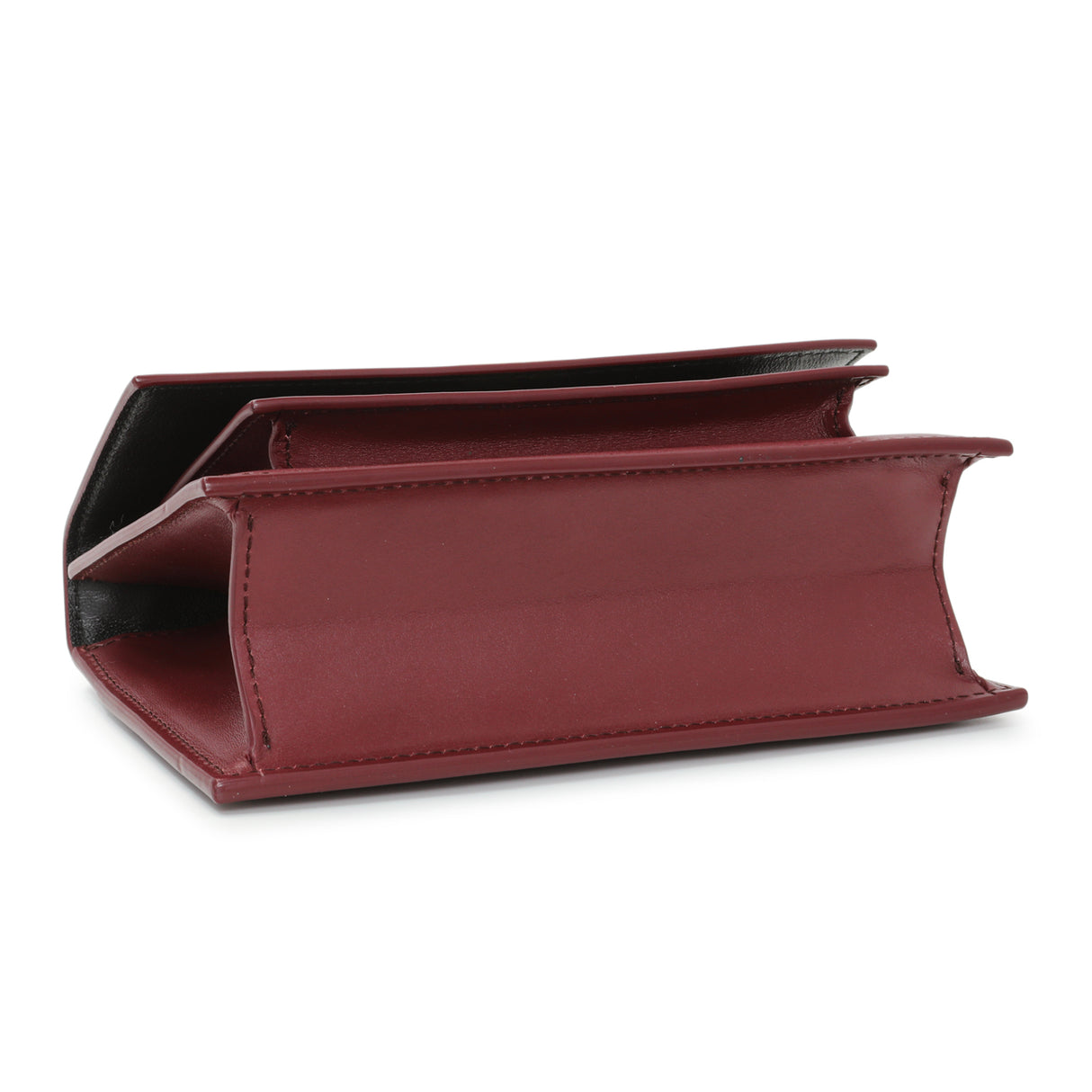 Balenciaga Burgundy Box Calfskin XS Sharp Top Handle Bag Handbags Balenciaga