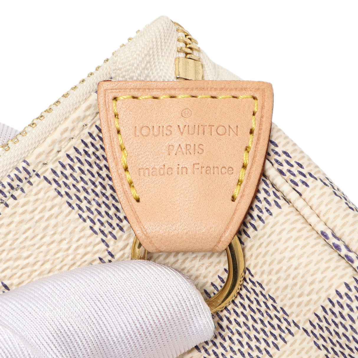 Louis Vuitton Damier Azur Mini Pochette Accessories Handbags Louis Vuitton