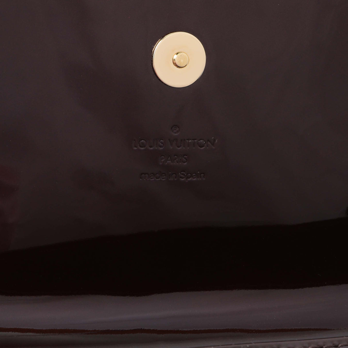 Louis Vuitton Amarante Patent Sobe Clutch Handbags Louis Vuitton