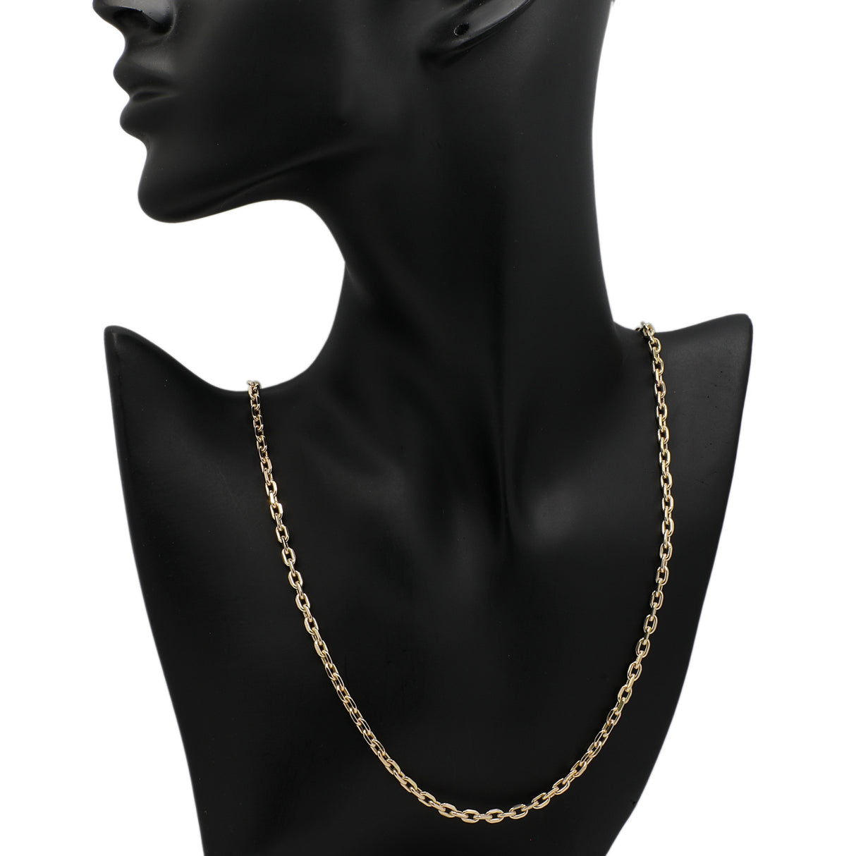 10K Yellow Gold Cable Chain Fine Jewellery Modaselle