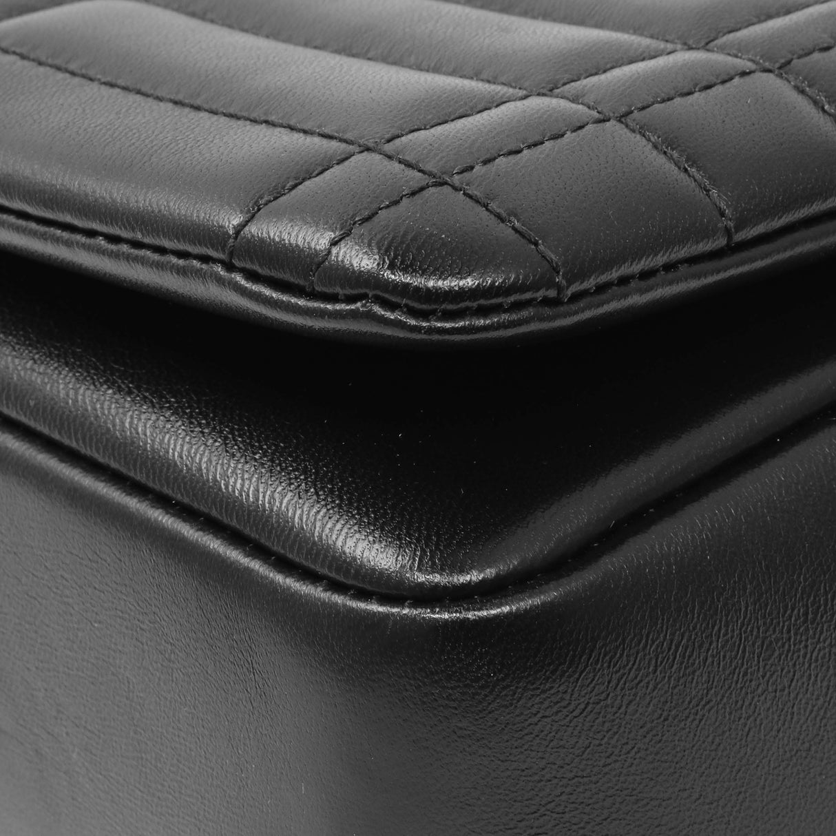 Burberry Black Lambskin Quilted Medium Lola Bag Handbags Burberry