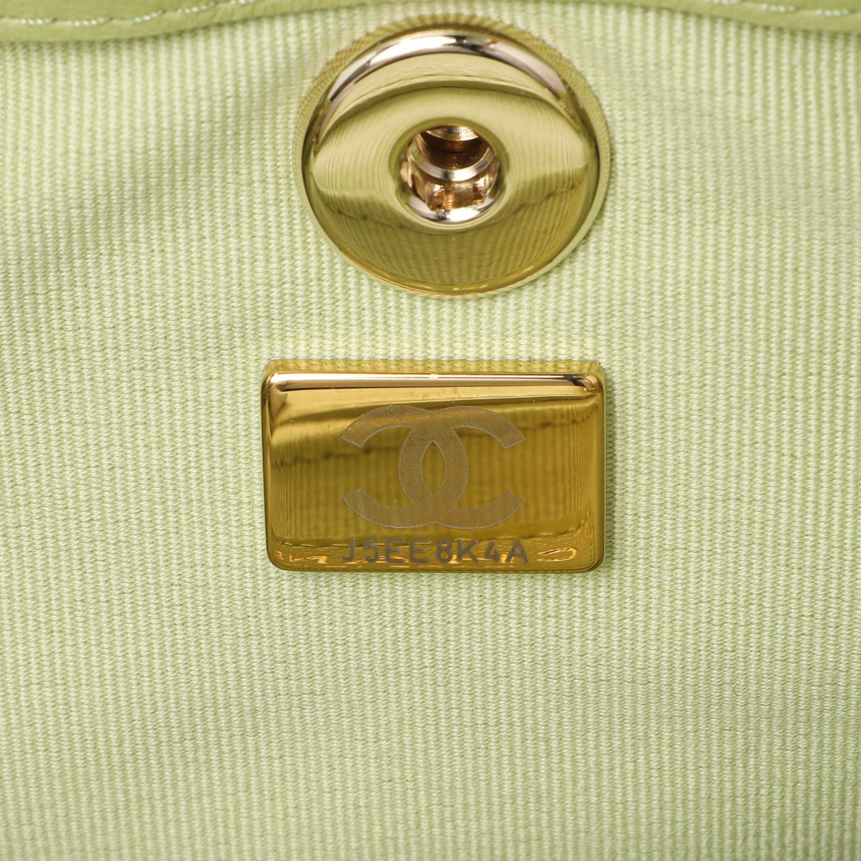 Chanel Green Quilted Lambskin Small Duma Drawstring Backpack Handbags Chanel