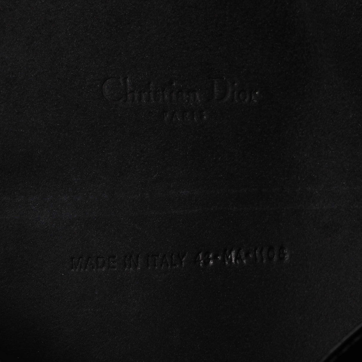 Christian Dior Black Crinkled Patent Cannage Lady Dior Pouch Handbags Christian Dior