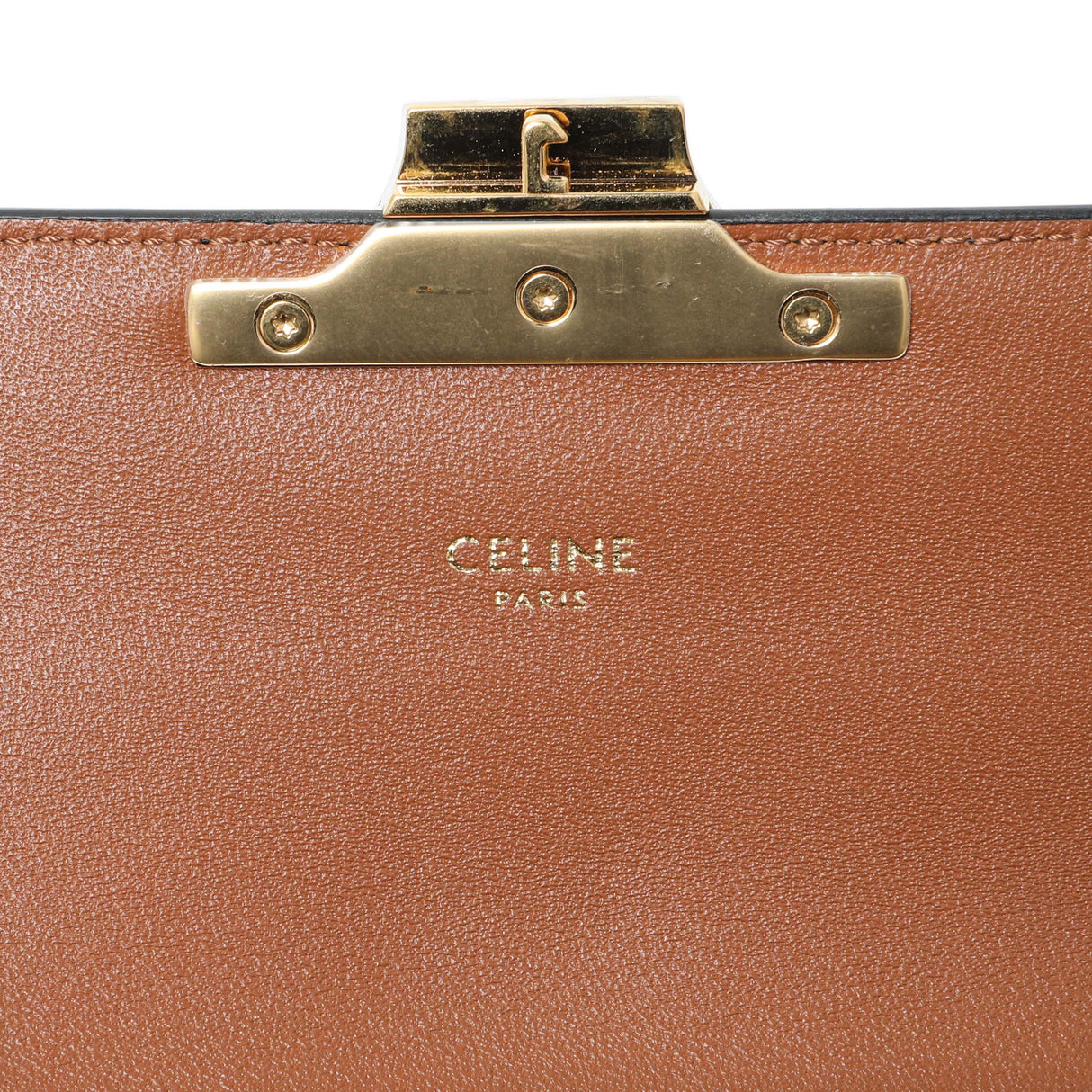 Celine Triomphe Canvas Claude Chain Shoulder Bag Handbags Celine