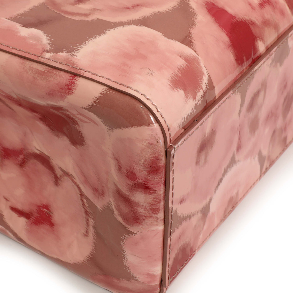 Louis Vuitton Rose Velours Vernis Ikat Catalina Tote Handbags Louis Vuitton