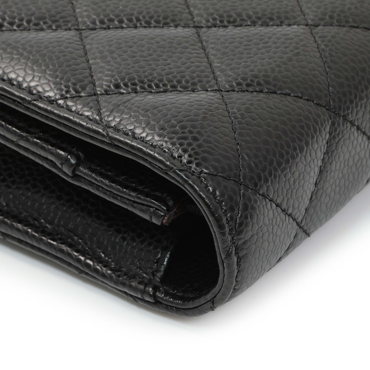 Chanel Black Quilted Caviar Wallet on Chain Handbags Chanel