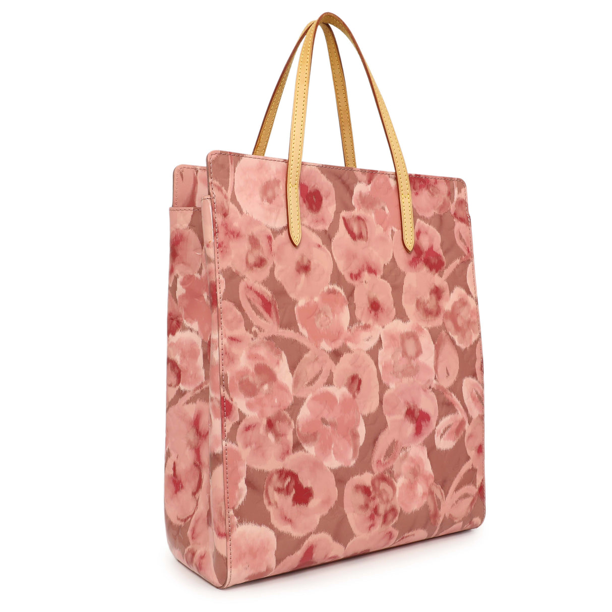 Louis Vuitton Rose Velours Vernis Ikat Catalina Tote Handbags Louis Vuitton