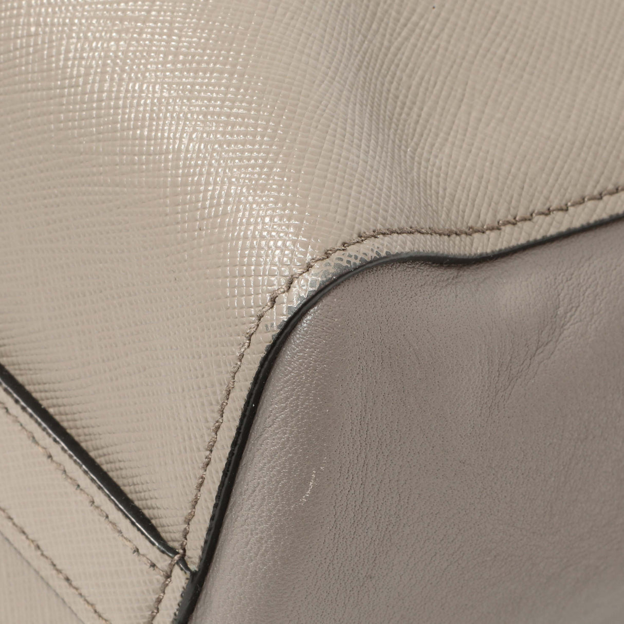 Prada Argilla Saffiano Soft Calf Tote Handbags Prada