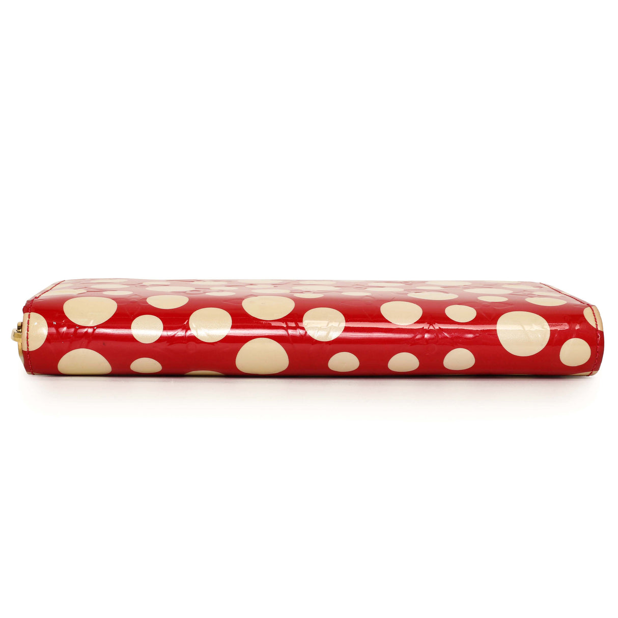 Louis Vuitton Yayoi Kusama Red Vernis Infinity Dots Zippy Wallet Accessories Louis Vuitton