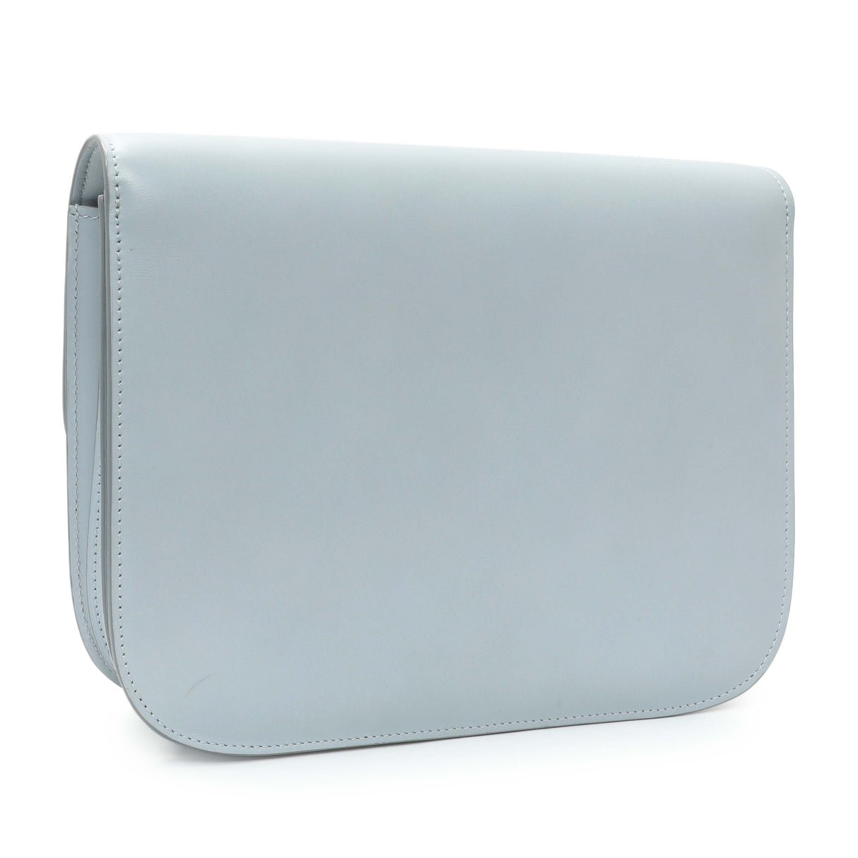 Celine Pale Blue Box Calfskin Medium Classic Flap Handbags Celine