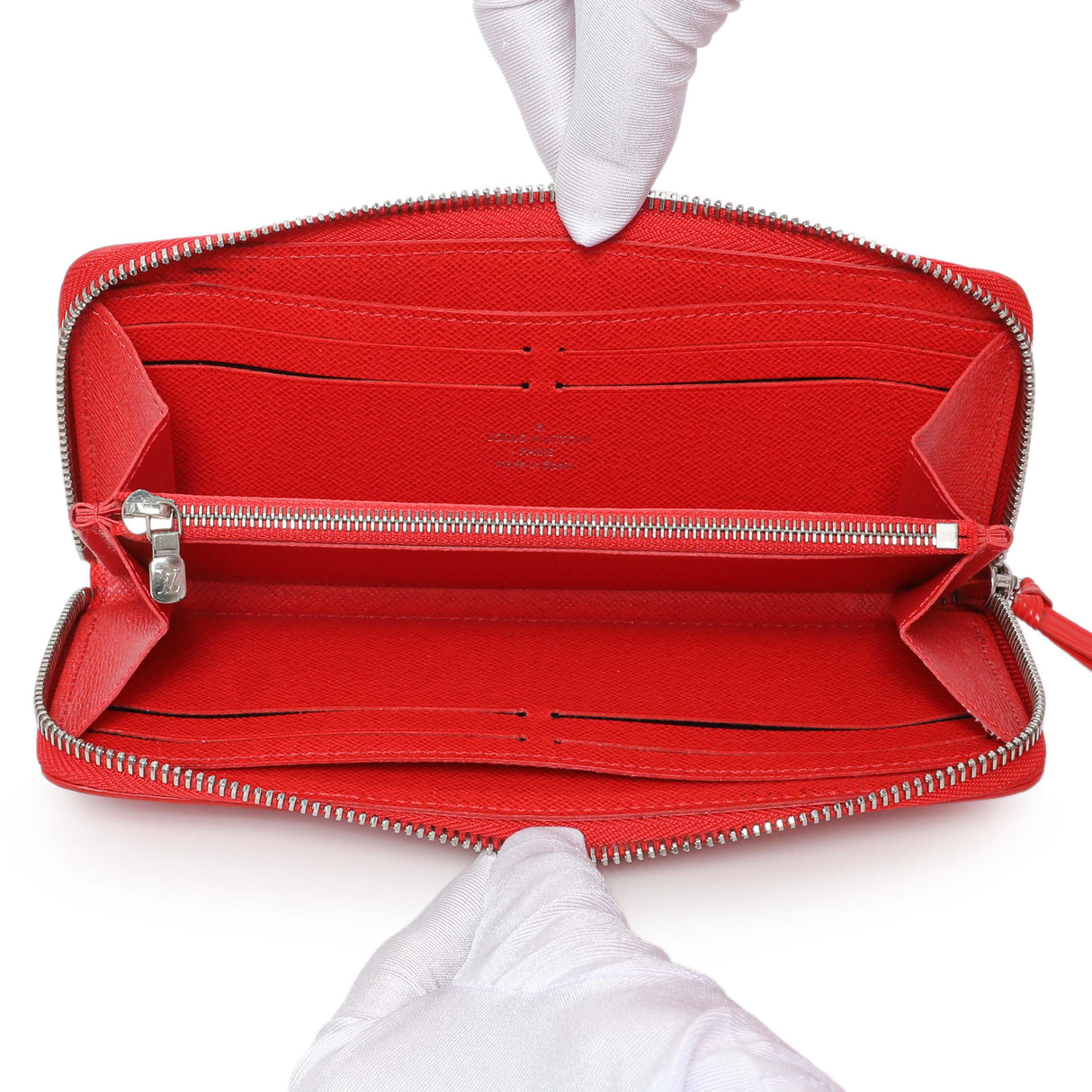 Louis Vuitton Red Epi Clemence Wallet Accessories Louis Vuitton