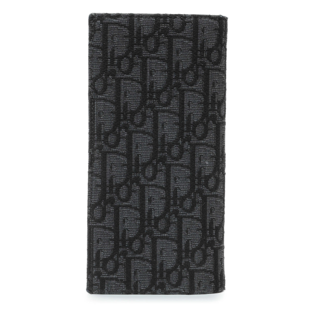 Christian Dior Homme Oblique Jacquard Vertical Bifold Long Wallet Accessories Christian Dior