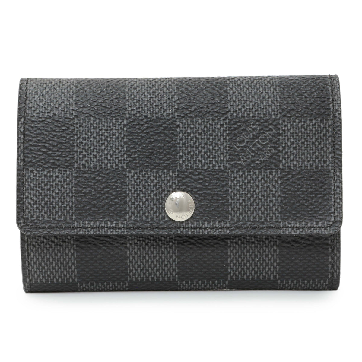 Louis Vuitton Damier Graphite 6 Key Holder Accessories Louis Vuitton