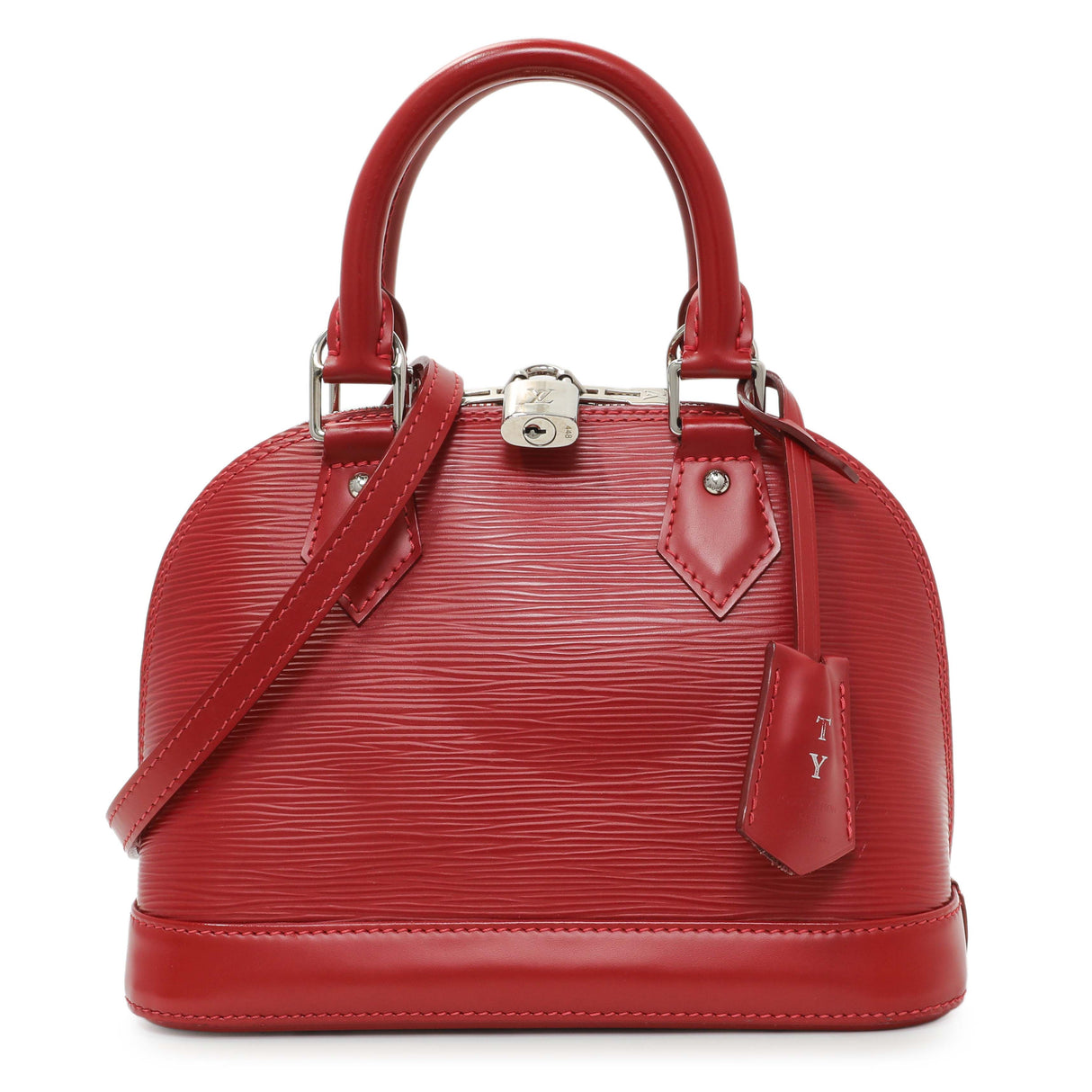 Lous Vuitton Red Epi Alma BB Handbags Louis Vuitton
