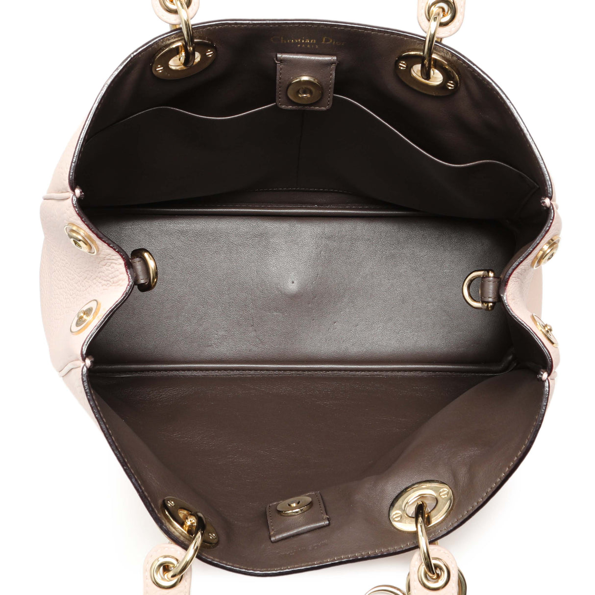 Christian Dior Rose Poudre Bullcalf Medium Diorissimo Handbags Christian Dior