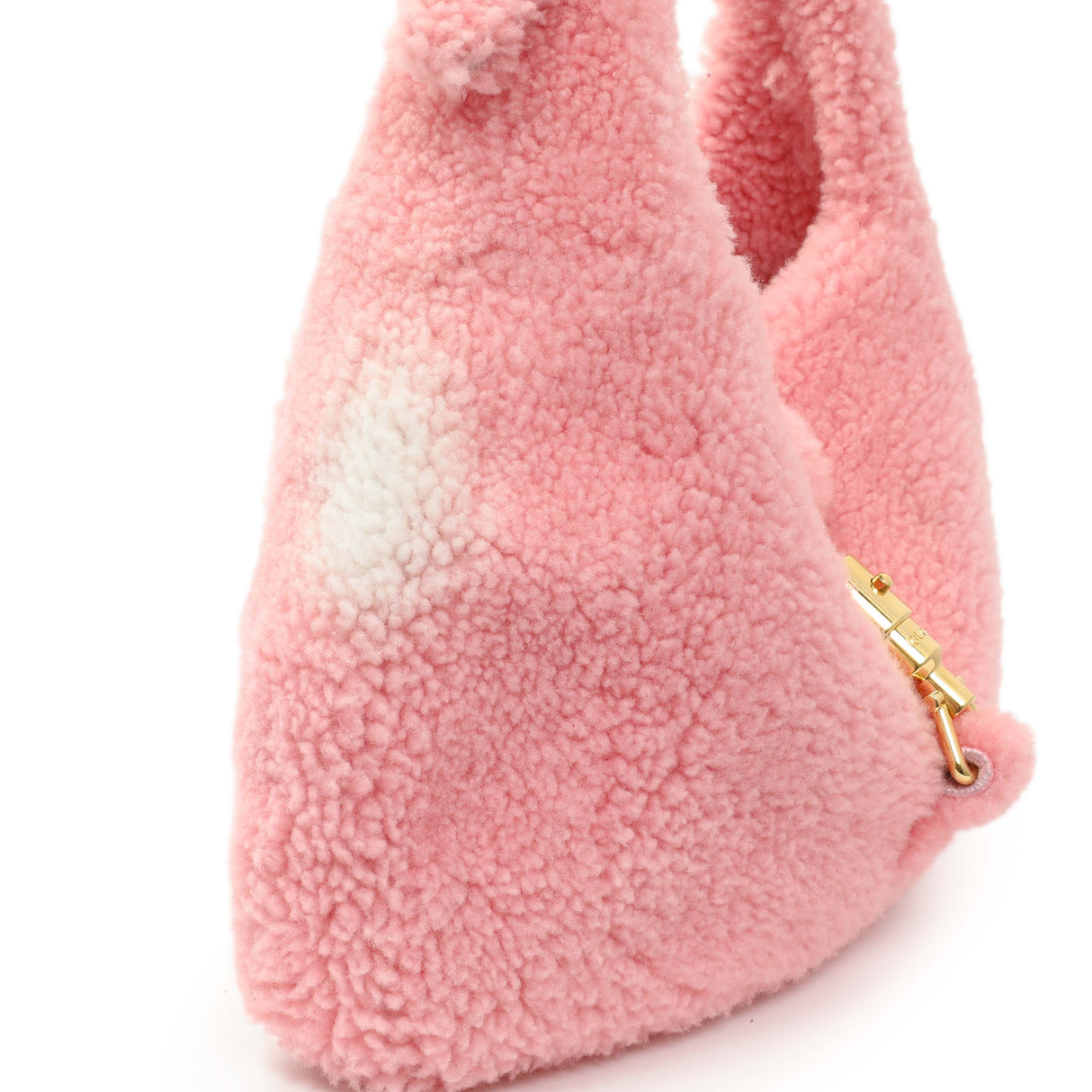 Gucci Lotus Pink Shearling Small Jackie 1961 Shoulder Bag Handbags Gucci