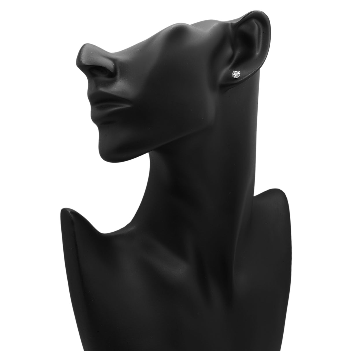 18K White Gold 0.98 Carat Diamond Stud Earrings Fine Jewellery Modaselle