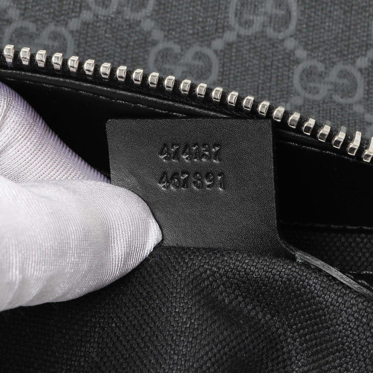 Gucci GG Supreme Monogram Web Flat Messenger Bag Handbags Gucci