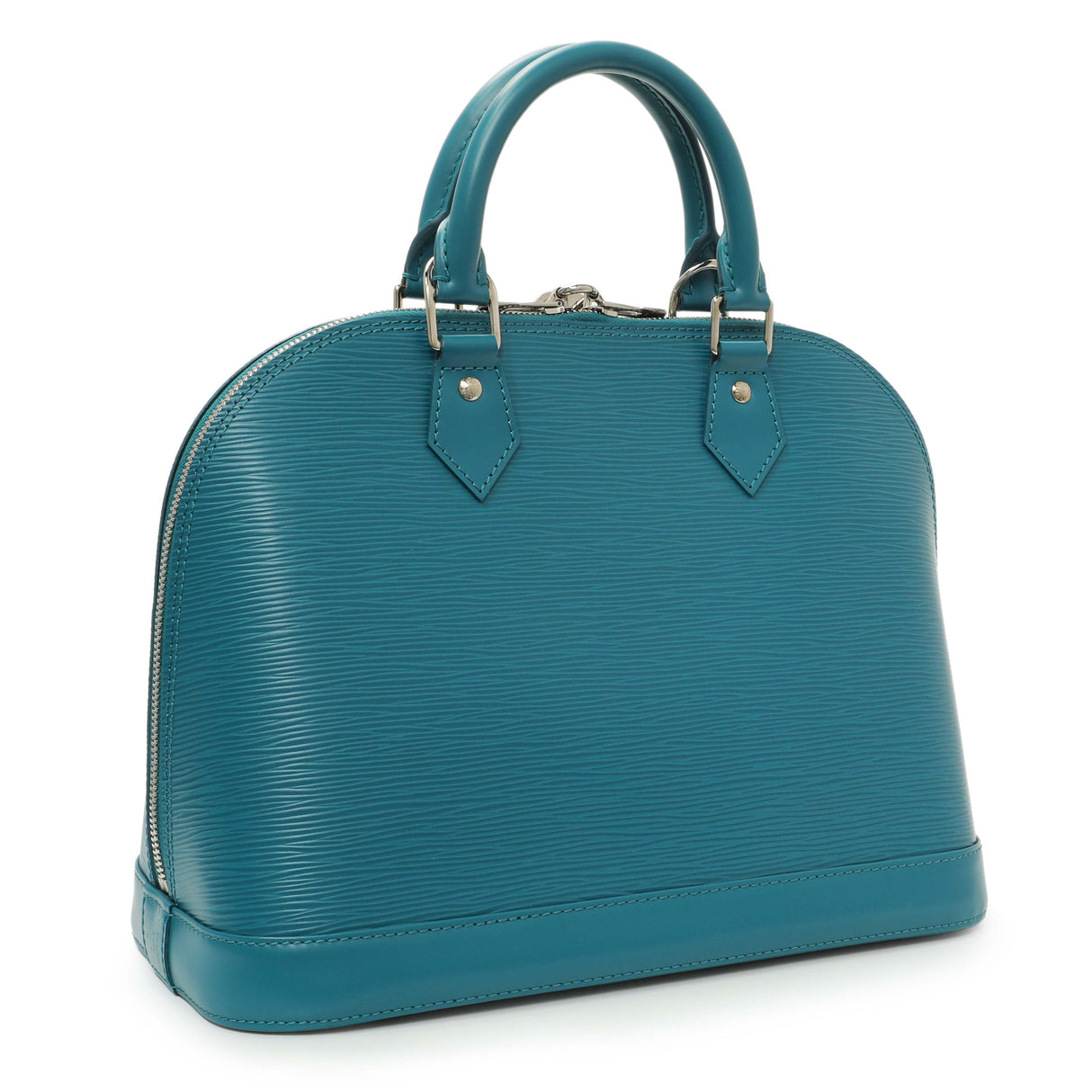Louis Vuitton Teal Epi Alma PM Handbags Louis Vuitton