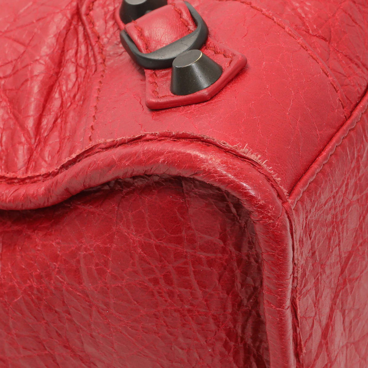 Balenciaga Red Agneau Classic Hardware S City Handbags Balenciaga