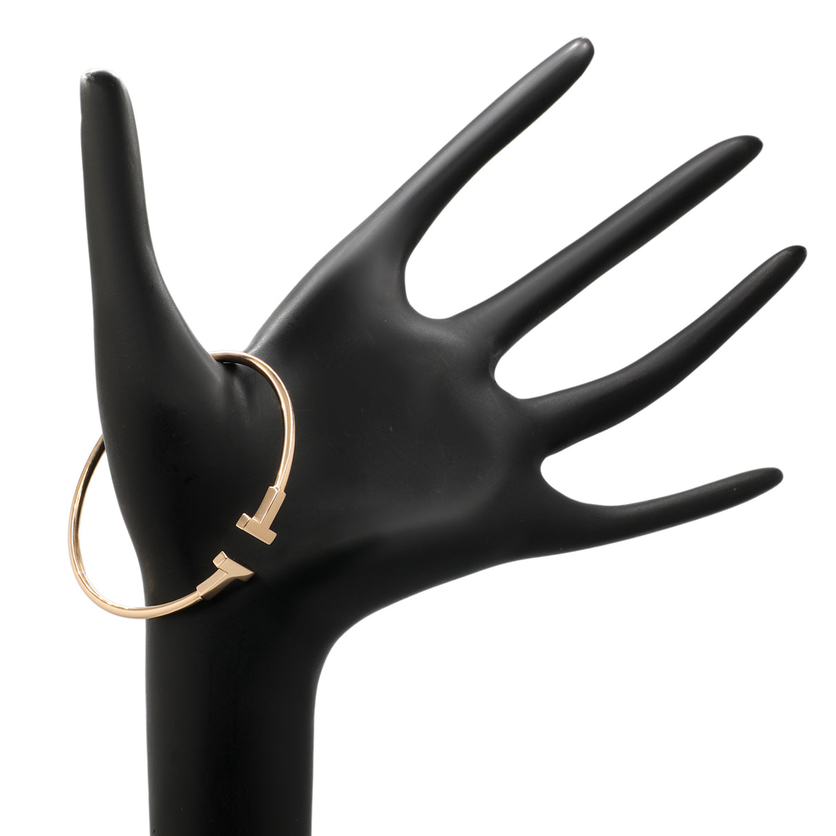 Tiffany & Co. 18K Rose Gold T Wire Bracelet Designer Jewellery Tiffany and Co