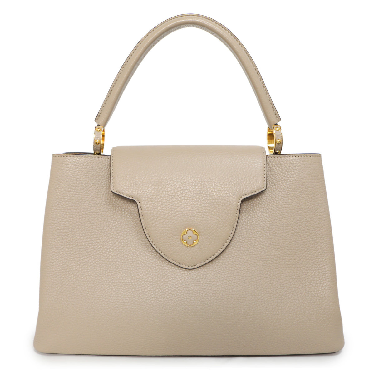 Louis Vuitton Galet Taurillon Leather Capucines MM Handbags Louis Vuitton