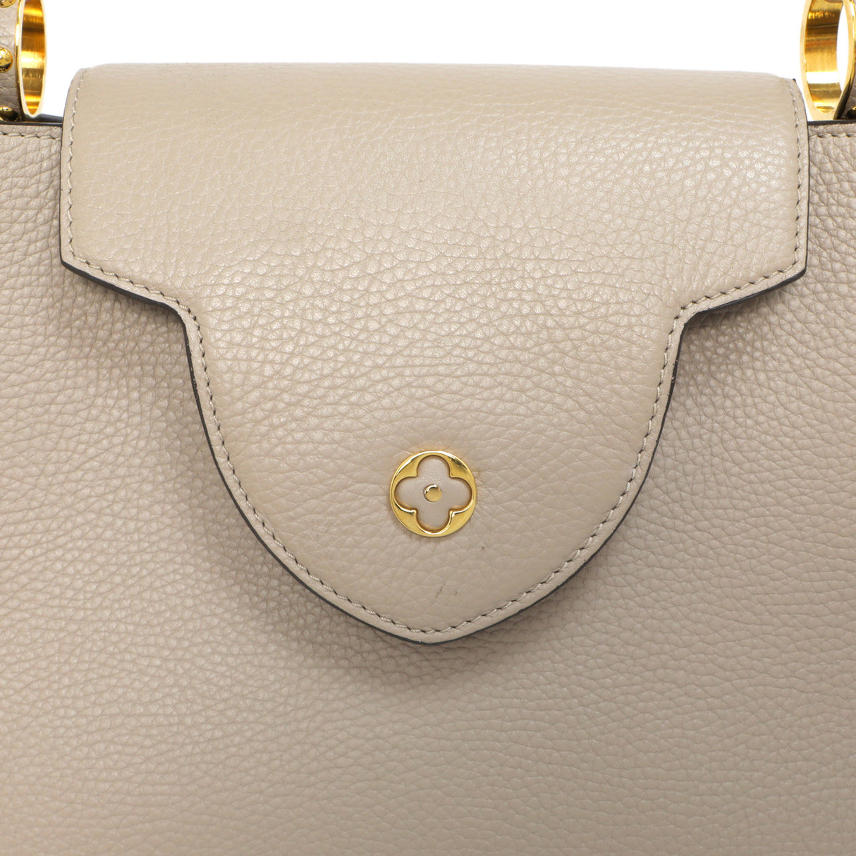 Louis Vuitton Galet Taurillon Leather Capucines MM Handbags Louis Vuitton