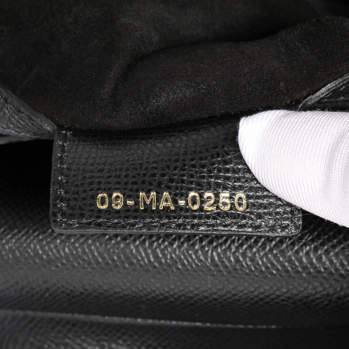 Christian Dior Black Grained Calfskin Saddle Bag Handbags Christian Dior