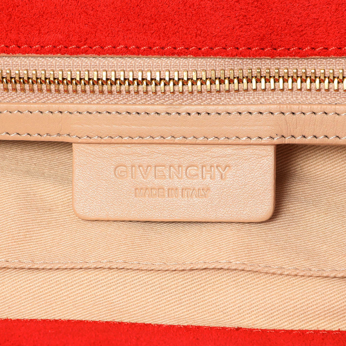 Givenchy Red Crocodile Embossed Calfskin North South Nightingale Handbags Givenchy