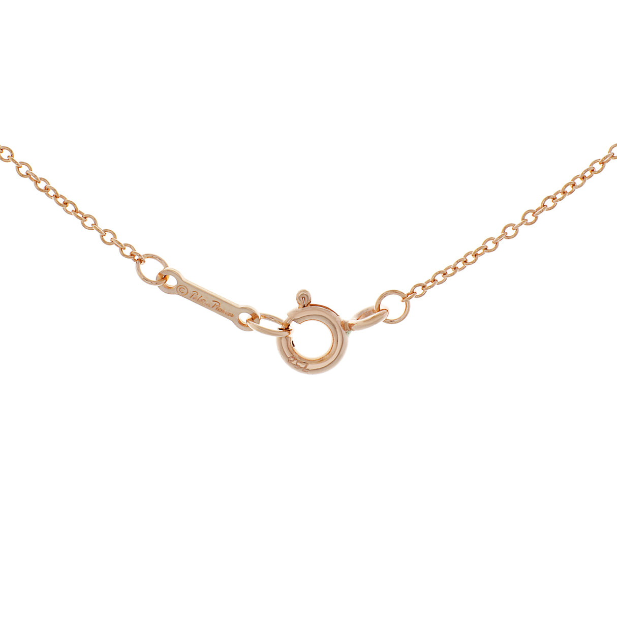 Tiffany & Co. 18K Rose Gold Diamond Paloma's Graffiti Love Pendant Designer Jewellery Tiffany and Co