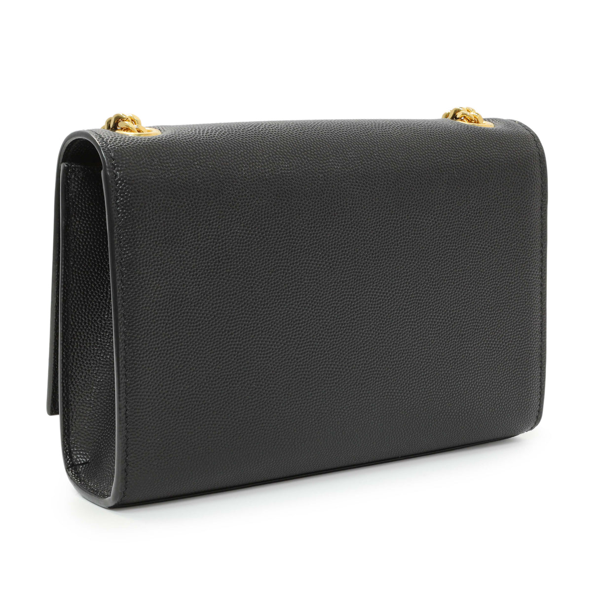 Saint Laurent Black Grain De Poudre Small Monogram Kate Satchel Handbags Saint Laurent