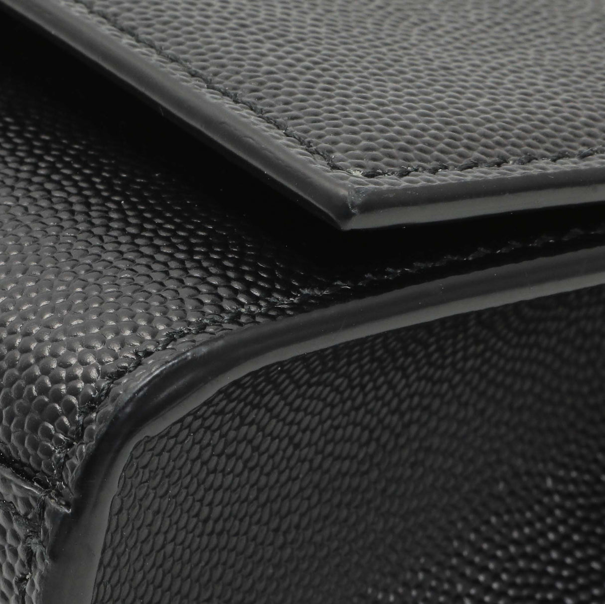 Saint Laurent Black Grain De Poudre Small Monogram Kate Satchel Handbags Saint Laurent