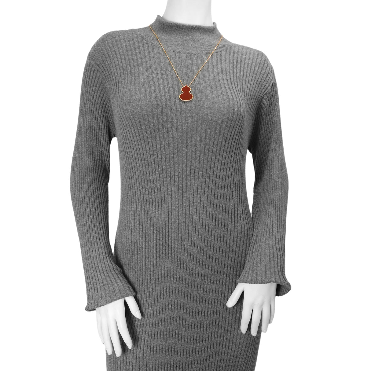 Qeelin 18K Rose Gold Red Agate Wulu Pendant Necklace Designer Jewellery Qeelin