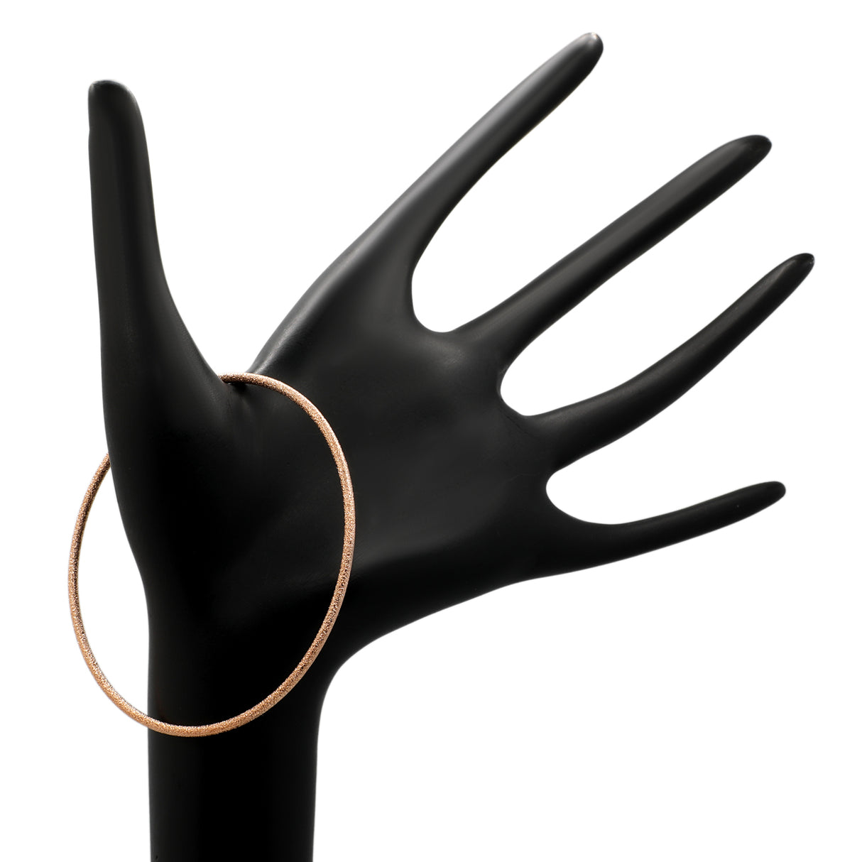 14K Rose Gold Blasted Bangle Fine Jewellery Modaselle