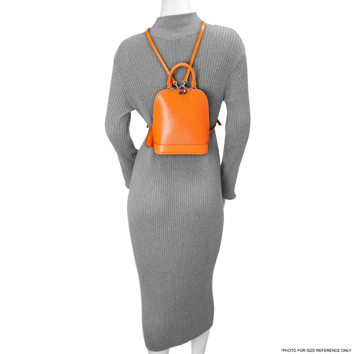 Louis Vuitton Orange Epi Alma Backpack Handbags Louis Vuitton