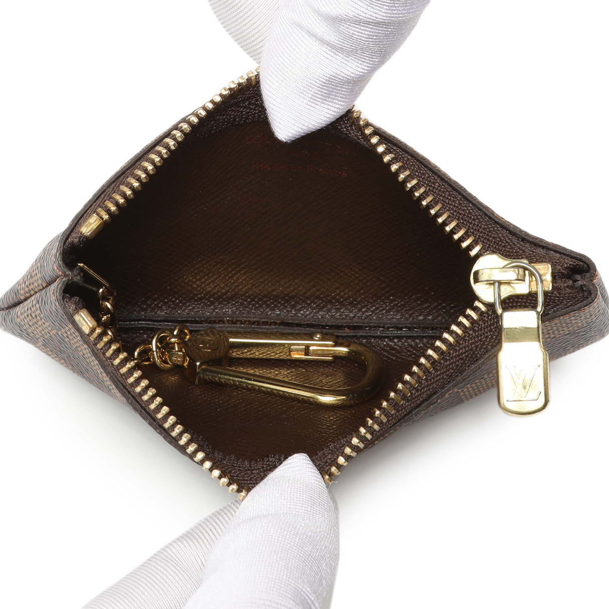Louis Vuitton Damier Ebene Key Pouch Accessories Louis Vuitton